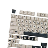 Black White Japanese Pbt Keycap Cherry Profile Dye Sublimation Mechanical Keyb