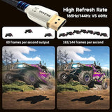 Display Port Cable 2.0+ 10Ft, 8K Monitor Cable Displayport To Displayport 240H