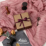 Burgundy Satin Ribbon,Double Faced Satin 1/4 Inch X Continuous 50 Yard