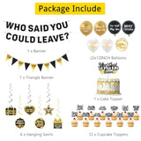 Farewell Party Decor Kit β Banner, Cake Toppers, Balloons & Swirls for Goodbye Celebrations