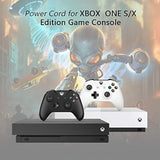 6Ft Ac Power Cord For Xbox One S/X,Xbox 1X/1S,Ps5 Ps4 Ps3 Ps2 Playstation 5 4 Slim Game Console,Replacement Plug Power Cable