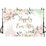 7x5ft Happily Ever After Decorations Backdrop for Bridal Shower