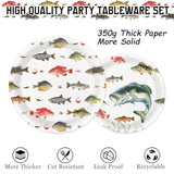 Gone Fishing Party Decor Set: 170-Piece O-Fish-Ally One Birthday