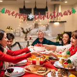 Merry Christmas & Be Merry Banners Festive Winter Holiday & NYE Decor