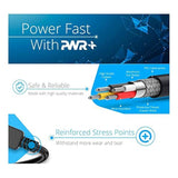 PWR+ USB-Charging Sync-Data-Cable-30-Pin Compatible with Samsung-Galaxy-Tab-Tablet Galaxy-Tab-2 10.1 8.9 7.7 7.0 Plus Note-10.1-GT-N8013-GT-P5113 SGH-I497 SCH-I915 GT-P3113 GT-P3100 SCH-I705 GT-P7510