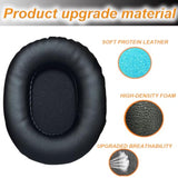 Replacement Ear Pads For Audio Technica Ath M50X M50Xbt M50Rd M40X M30X M20X Msr7 Sx1 Monitor Headphones, Ear Pads,High-Density Noise Isolation Foam - Black