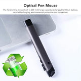 Serounder Bluetooth Optical Pen Mouse - 2.4G 1200 Dpi, 4 Buttons, Ergonomic Mini For Laptops/Pads