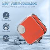 CMF Buds 2a Case Cover, Hard PC Shell Clear Protective Earbuds Case with Lanyard Accessories Set for CMF Buds