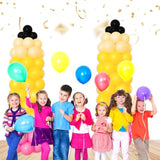 150 Pcs Back To School Balloons Yellow Black Pink Apricot Silver Latex Balloons Diy Pencil Balloon Kit For First Day Of School Kindergarten Preschool Graduation Party Decor Supplies