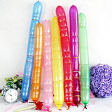 Xbling Long Balloons For Balloon Animals Twisting Balloons - 100Pcs Balloon Animal Kit 260Q Balloons Magic Balloons For Birthday Party Decorations