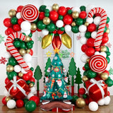 60-Inch Standing Christmas Tree Foil Balloon Large New Year & Holiday Decor