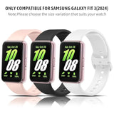 2-Pack For Samsung Galaxy Fit 3 Screen Protector Case, Full Protective Tempered Glass Screen Protector Cover Case For Samsung Galaxy Fit 3 Smartwatch For Women Men (Black/Black)