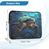 Turtle Laptop Sleeve Bag Compatible For 13-14 Inch Notebook, Water Resistant Computer Case Laptop Carrying Case