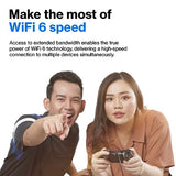 Atlas Wifi 6 Router Home Wifi Mesh System, Dual-Band, 2,000 Sq. Ft Coverage, 25+ Devices, Speeds Up To (Ax3000) 3.0Gbps - Mx2000 1-Pack,White