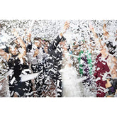 14Pack White Confetti Wands Tissue Paper Confetti Flick Flutter Sticks For Wedding Celebrations Anniversary Birthday Party White, 14 Inch