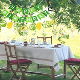 Birthday Decorations,Green Margarita Happy Birthday Banner With Martini Hanging Swirl Streamers, Margarita Party Decorations Accessory For Women Man