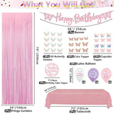 Butterfly Birthday Party Decorations - Butterfly Happy Birthday Banner