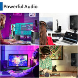 Sound SMX-5BT 5 Studio Monitor Speakers with Bluetooth - 60W RMS Power, TRS/RCA/Aux Inputs, Acoustic Tuning, Active/Passive Pair for Home Studio, DJ,