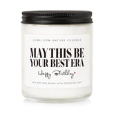 Birthday Gifts For Women, Happy Birthday Candle- 9Oz Lavender Scented Soy Wax Candle, Ideal Gifts For Women Friendship, Sister, Coworker