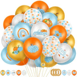 100Pcs Blue Little Pumpkin Balloons 12 Inch Fall Baby Shower Birthday Party Decor