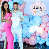 Pink And Blue Party Balloons,Pink Blue Latex Balloons 50 Pcs 12 Inch Blue And Pink Gender Reveal Party Balloons For Gender Reveal Wedding Engagement Birthday Parties Baby Shower Decoration