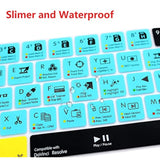 Davinci Resolve Shortcuts Keyboard Cover For Macbook Pro 14 16 M1 M2 Macbook P