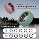 Ring Cover For Oura Ring Gen 4/ Gen 3, Anti-Scratch Elastic Silicone Oura Ring Case Protector For Men Women Working Out Gym