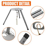 TR-1518 Satellite Tripod Mount,Compatible with Carryout(GM-1518, GM-1599, GM-MP1), Pathway and Playmaker RV Satellite Antennas,and Adjustable Height