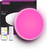 12 Inch Smart Ceiling Light White RGB Dimmable Alexa Google Fixture