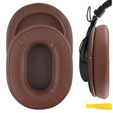 Geekria QuickFit Replacement Ear Pads for Sony MDR-7506, MDR-V6, MDR-CD900ST Headphones Ear Cushions, Repair Parts (Brown)
