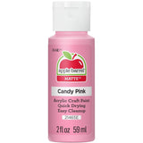 Apple Barrel Acrylic Paint in Assorted Colors (2 oz), 21465, Candy Pink (Pack of 24)