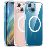 Clear Magnetic Military-Grade Shockproof Case for iPhone 13