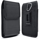 Cell Phone Holster For Galaxy S24+ Plus, S23+, S22+ Plus, S21+, S20+, S10+, S9+, A53, A52, A51, A50, Belt Holder Case With Clip, Carabiner, Id Card Pouch Cover (Fits Phone With Otterbox Case)