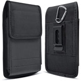 Cell Phone Holster For Galaxy S24+ Plus, S23+, S22+ Plus, S21+, S20+, S10+, S9+, A53, A52, A51, A50, Belt Holder Case With Clip, Carabiner, Id Card Pouch Cover (Fits Phone With Otterbox Case)