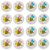 40 Pack Bee Gender Reveal Button Pins, Team Boy Girl Button Pins For Gender Reveal Party Games Baby Shower Party Ideas