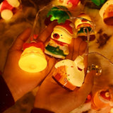 Christmas String Lights Decorations, 9.8Ft 20 Led Christmas Fairy Lights, Battery Operated (Not Included) With Timer Fun