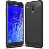 For Samsung Galaxy J7 2018 Case, Galaxy J7 V 2Nd Gen Case,Galaxy J7 Refine Case,Galaxy J7 Aero,J7 Star,J7 Top,J7 Crown,J7 Aura,J7 Eon,J737V,J737T,Tpu Protective Case Cover(Black)