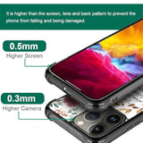 Case For Iphone 16 Pro Max W Bible Verses Floral Inspirational Pattern Design Case For Women Girls Men Soft Tpu Bumper Hard Pc Back Anti-Fall Shockproof Protective Slim Cover