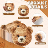50 Pcs Bear Shaped Napkins We Can Bearly Wait Baby Shower Decorations Brown Bear Party Supplies Disposable Paper Napkins For Boys Girls Kids Birthday Baby Shower Party Decorations Favors