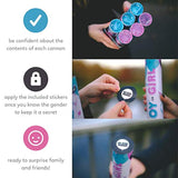 Gender Reveal Powder Smoke Bombs - 3 Pink & 3 Blue Poppers, Biodegradable