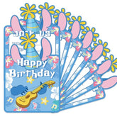 20Pcs Cartoon Invitation Card Party Decorations For Invitation Card Baby Shower Birthday Party Decorations