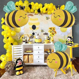 4 Pcs 31" Bee Balloons for Birthday & Baby Shower Decorations