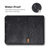 Laptop Sleeve Pu Leather For Razer 15" 15.6 Inch Acer Aspire 5, For Hp Notebook 2020 Dell 15.6 Asus Vivobook 15 For Lenovo Samsung Laptop Chromebook, Notebook Bag Case Snag-Free Velcro…