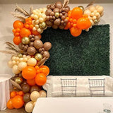 Fall Balloon Arch Kit 133pcs Orange Gold Brown Balloons for Thanksgiving Baby Shower Party