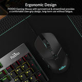 Wired Gaming Mouse, 5500 Dpi, Breathing Light, Ergonomic Game Usb Computer Mice Rgb Gamer Desktop Laptop Pc Gaming Mouse, 7 Colors Rgb Lighting, 6 Buttons For Windows 7/8 / 10, Black