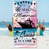 Cruise Ship Background Photo Door Banner for Party Decor, 5.9x2.9ft Ocean Travel Ship Deck Theme Photo Door Backdrop Props Decor Large Fabric Fun Travel Backdrop Birthday Party Supplies