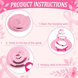 36 Pcs Breast Cancer Awareness Decorations, Banner & Hanging Swirl