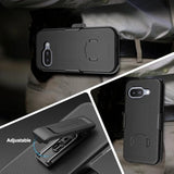 Duraclip For Google Pixel 9A Belt Clip Case With Holster And Kickstand