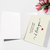 I Love You Card | Valentine Day Card Gifts | Happy Birthday Or Anniversary Card & Gifts For Men, Women, Wife, Husband, Him, Her, Boyfriend, Girlfriend, Couple, Anyone | Wedding | Valentine Day Gifts
