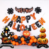 2Pc Giant Halloween Foil Balloons – Pumpkin Castle & Spooky Ghost Decorations